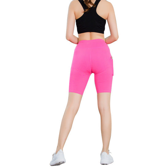 All Seasons Yoga Shorts – Stretchy, Phone Pocket, S–XL in 6 Colors