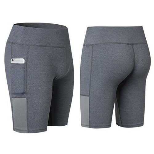 All Seasons Yoga Shorts – Stretchy, Phone Pocket, S–XL in 6 Colors