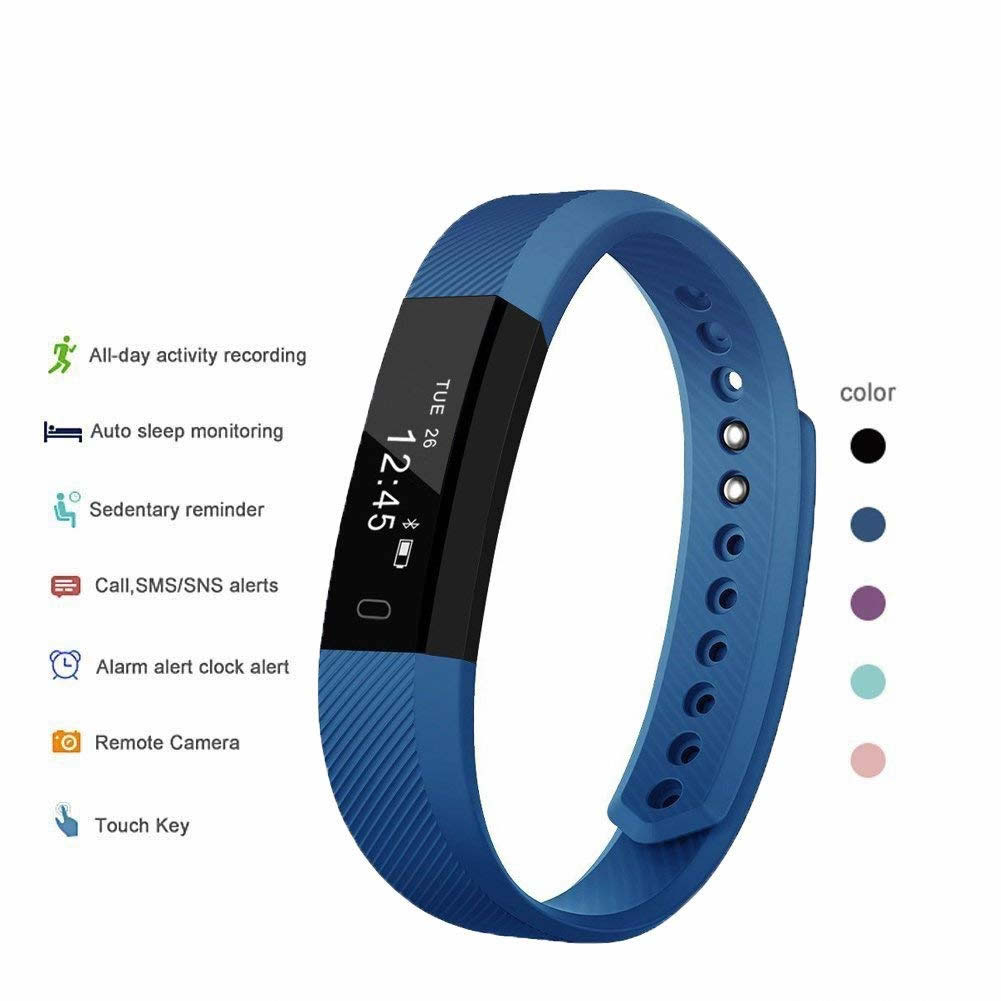 SmartFit Slim Activity Tracker – Sleep Monitor, Call Alerts & Free Extra Band