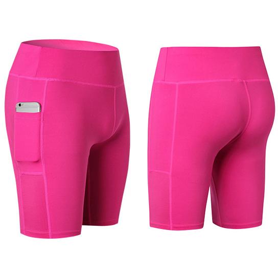 All Seasons Yoga Shorts – Stretchy, Phone Pocket, S–XL in 6 Colors