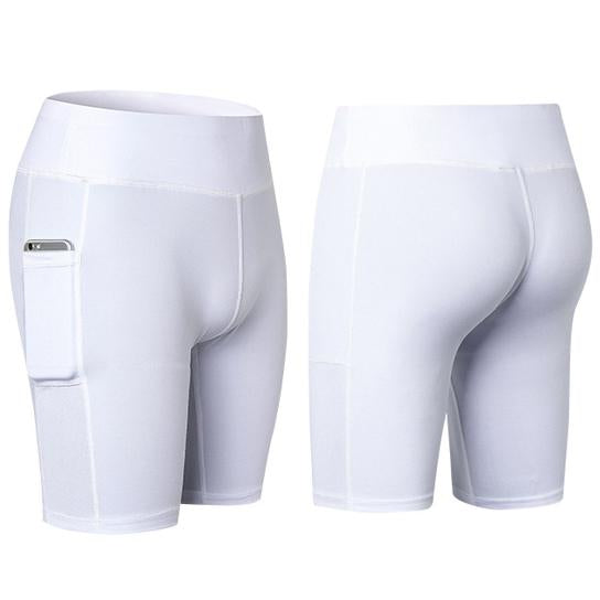 All Seasons Yoga Shorts – Stretchy, Phone Pocket, S–XL in 6 Colors