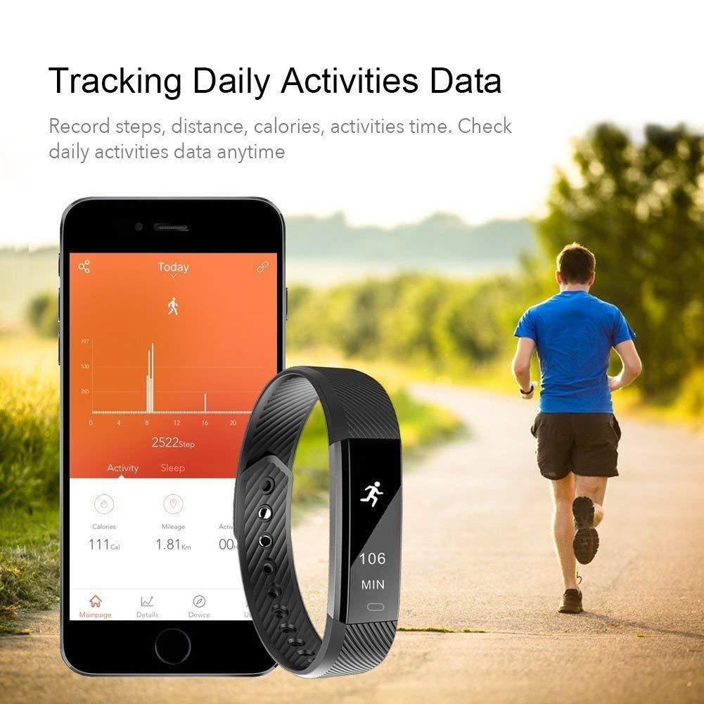SmartFit Slim Activity Tracker – Sleep Monitor, Call Alerts & Free Extra Band