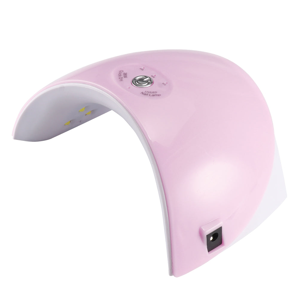 36W LED Nail Polish Dryer Lamp – Infrared Auto-Sensor, 180° Light, 3 Timer Modes