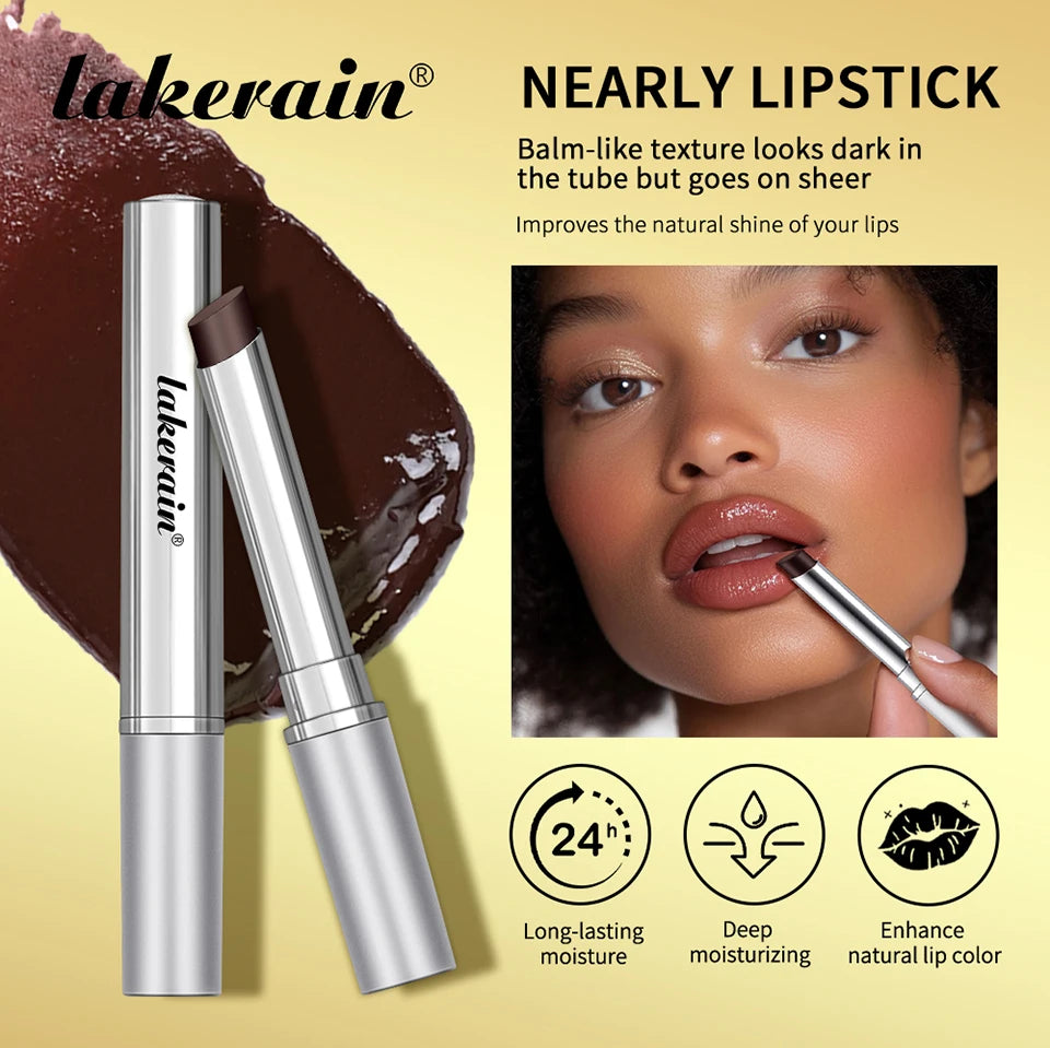 Honey Lipstick Tinted Lip Balm Lip Stain for All Skin Tones Moisturizing Nourishing Lipstick for Women Pack of Black & Pink