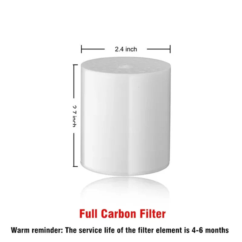Shower Water Filter & Replacement Cartridges – Carbon, 15 & 20 Stage Options