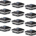 6/12 Pack 4x4 Solar Post Lights Outdoor, 40 LEDs 30 Lumens Fence Post Solar Lights Outdoor with 3 Modes