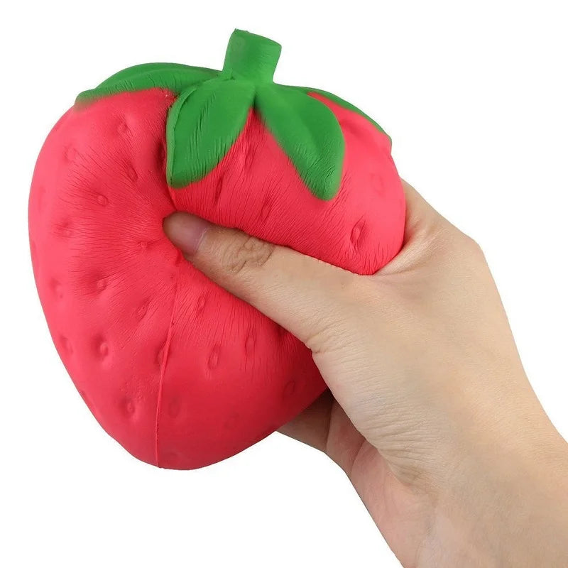 Jumbo Strawberry Squeeze Fidget Toy