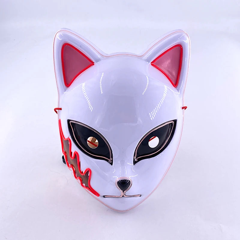 EL Light-Up Halloween Mask – 3 Lighting Modes