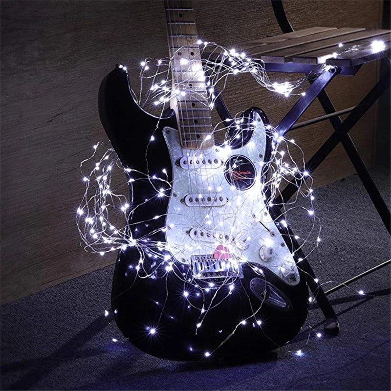 Battery-Powered LED Fairy String Lights