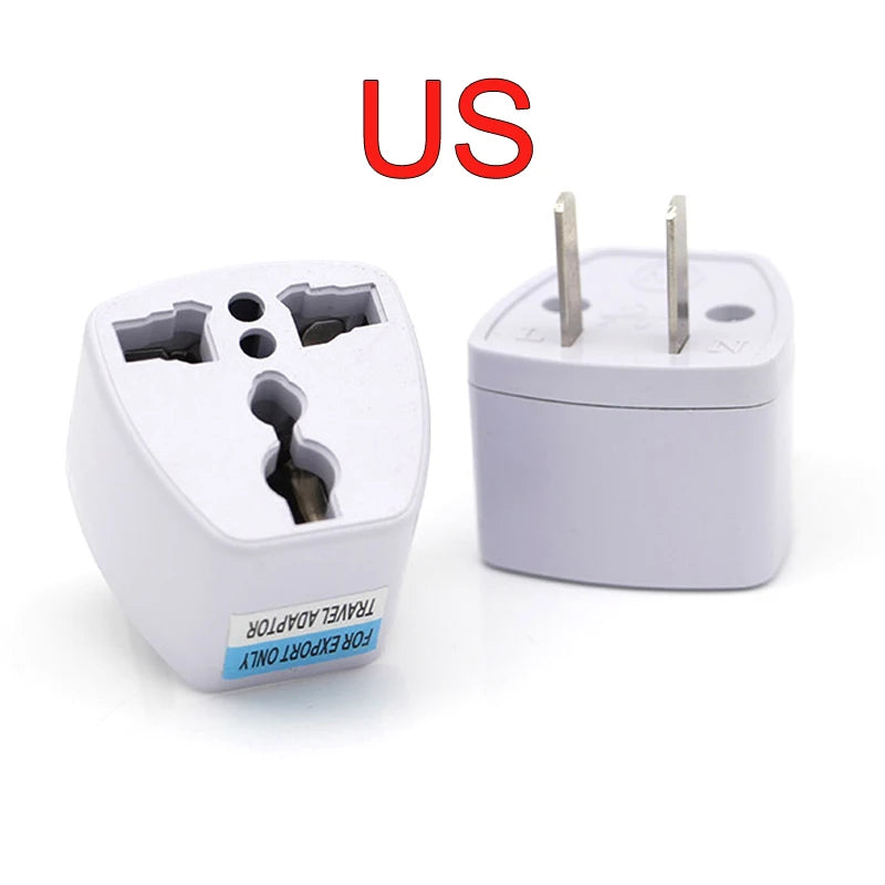 Travel Plug Adapter – EU, UK, US & AU Options