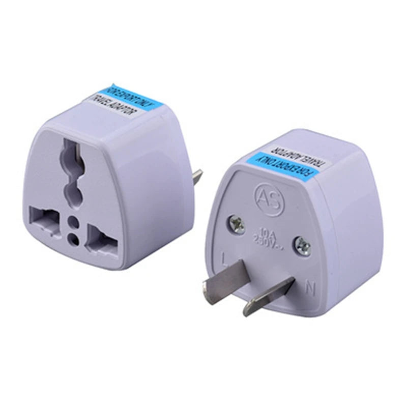 Travel Plug Adapter – EU, UK, US & AU Options
