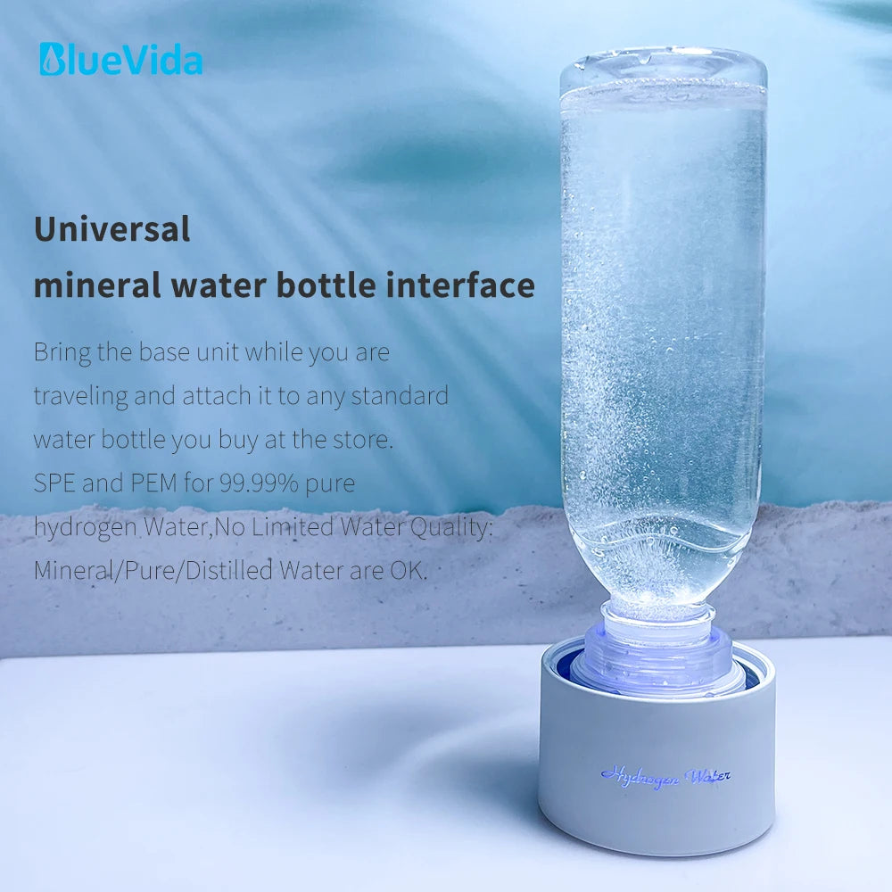 Q10 Rechargeable Hydrogen Water Bottle – 12.8 fl oz (380 mL)