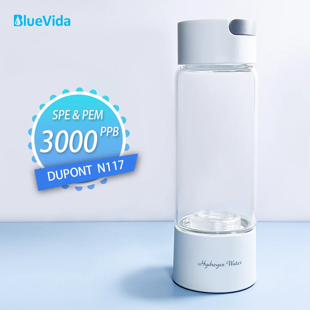 Q10 Rechargeable Hydrogen Water Bottle – 12.8 fl oz (380 mL)