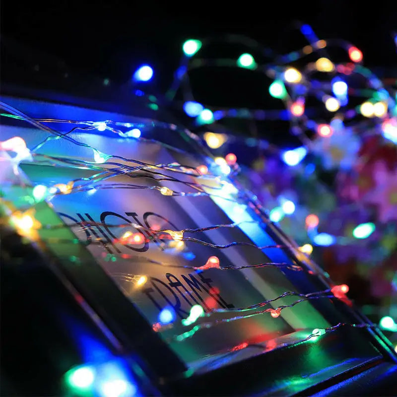 Battery-Powered LED Fairy String Lights