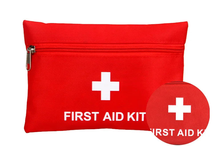 Portable First Aid Kit – Red or Blue, Multiple Kit Options