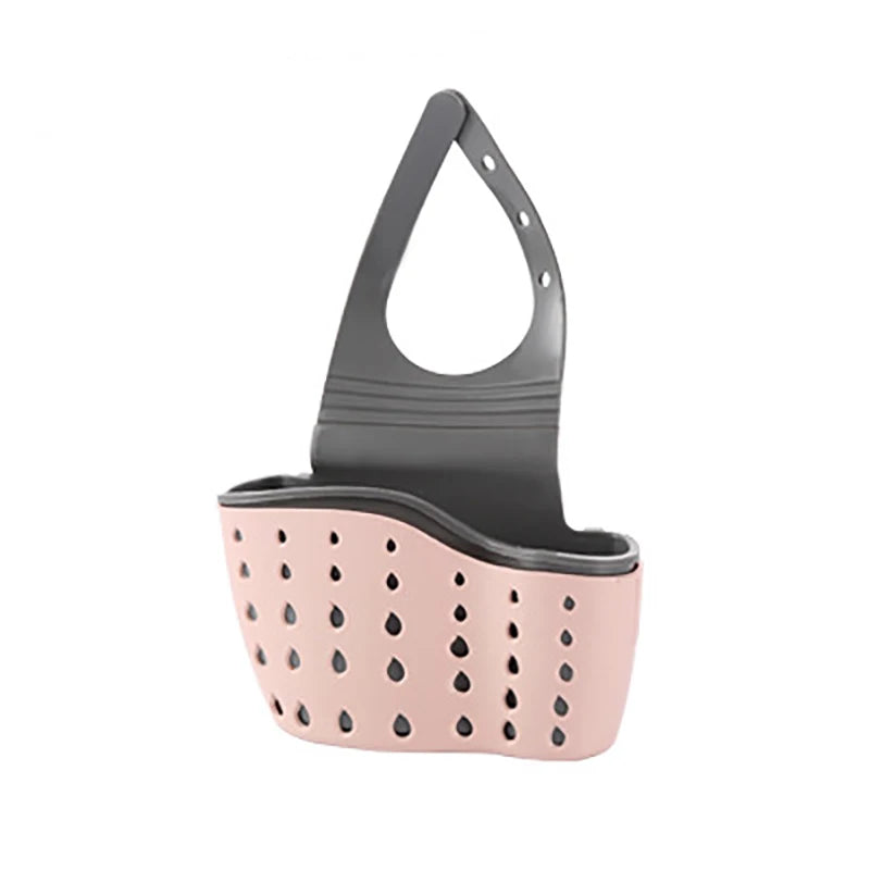 Adjustable Hanging Sink Caddy for Sponges & Soap