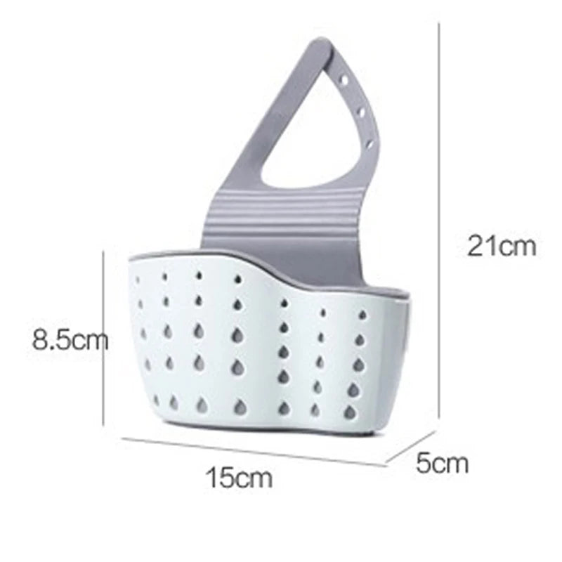Adjustable Hanging Sink Caddy for Sponges & Soap