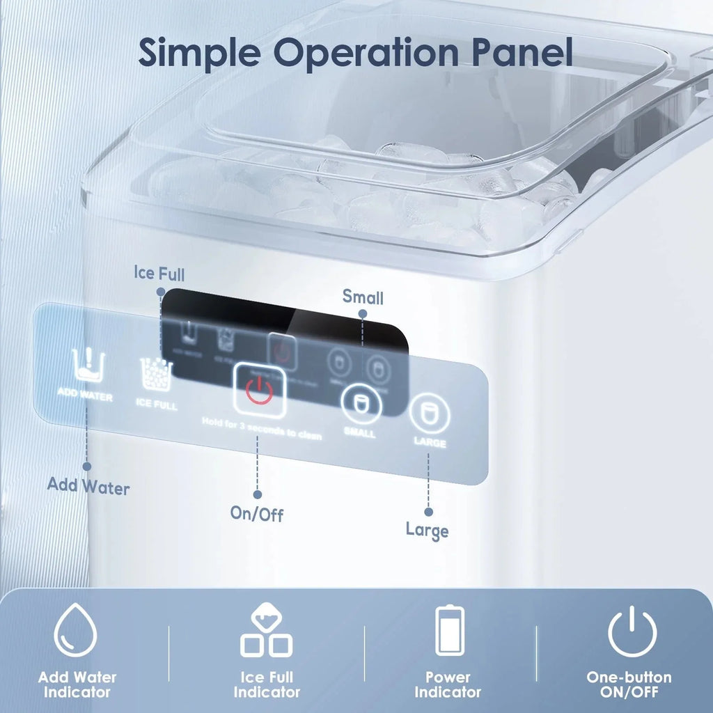 SUSWEETLIFE Countertop Ice Maker – 220V