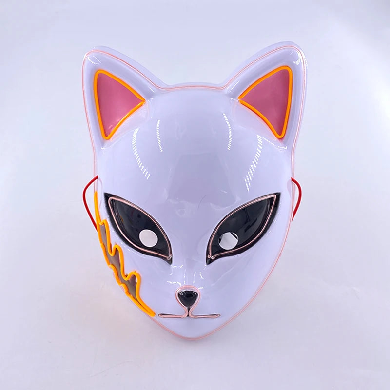 EL Light-Up Halloween Mask – 3 Lighting Modes