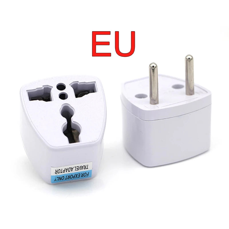 Travel Plug Adapter – EU, UK, US & AU Options