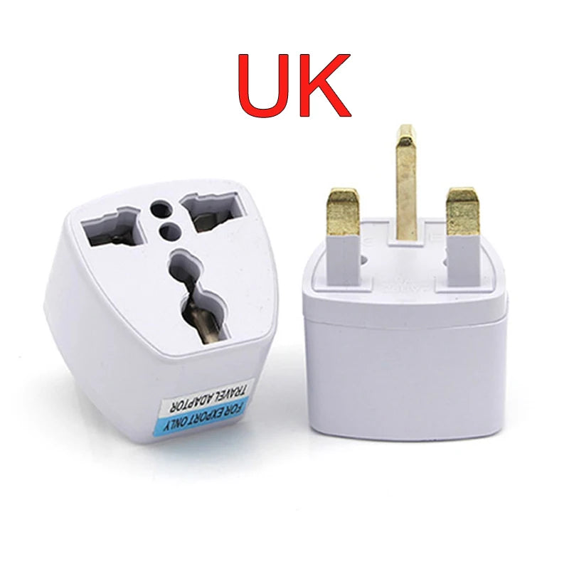 Travel Plug Adapter – EU, UK, US & AU Options