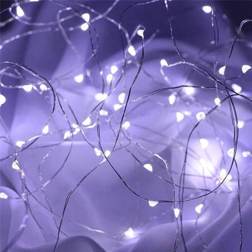Battery-Powered LED Fairy String Lights