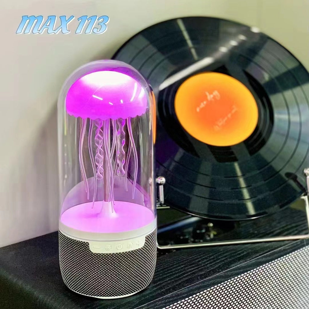 Cross-border new MAX113 jellyfish Bluetooth audio moves with the sound Bluetooth rhythm speaker desktop atmosphere light home