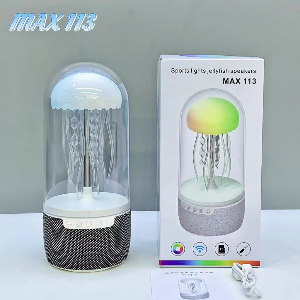 Cross-border new MAX113 jellyfish Bluetooth audio moves with the sound Bluetooth rhythm speaker desktop atmosphere light home