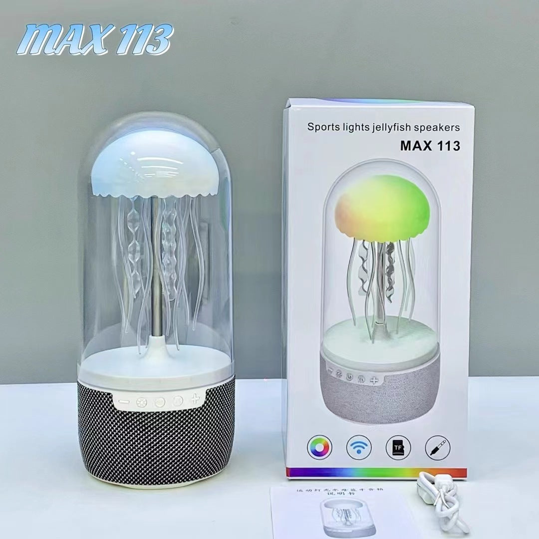 Cross-border new MAX113 jellyfish Bluetooth audio moves with the sound Bluetooth rhythm speaker desktop atmosphere light home