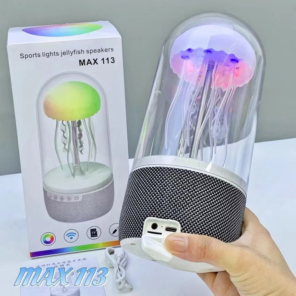 Cross-border new MAX113 jellyfish Bluetooth audio moves with the sound Bluetooth rhythm speaker desktop atmosphere light home
