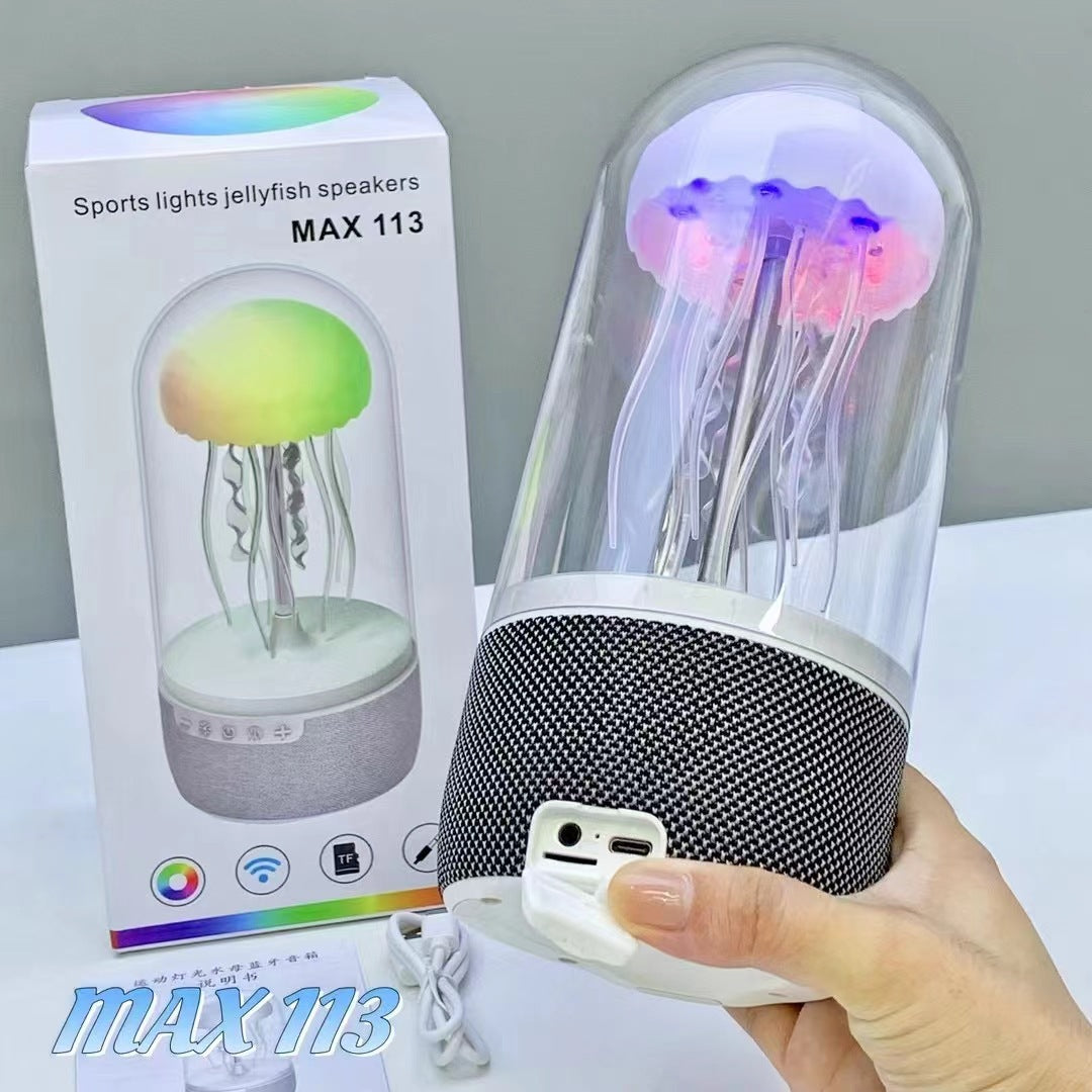 Cross-border new MAX113 jellyfish Bluetooth audio moves with the sound Bluetooth rhythm speaker desktop atmosphere light home