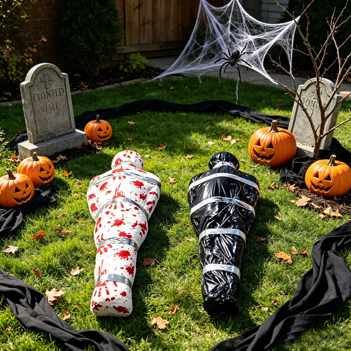 Halloween Body Bag Prop – Assembly Required