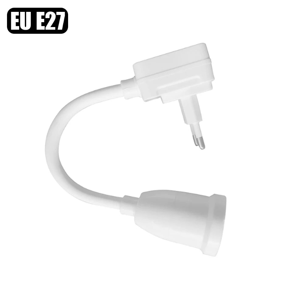 Plug-In E27 Lamp Holder with Switch & Flexible Neck