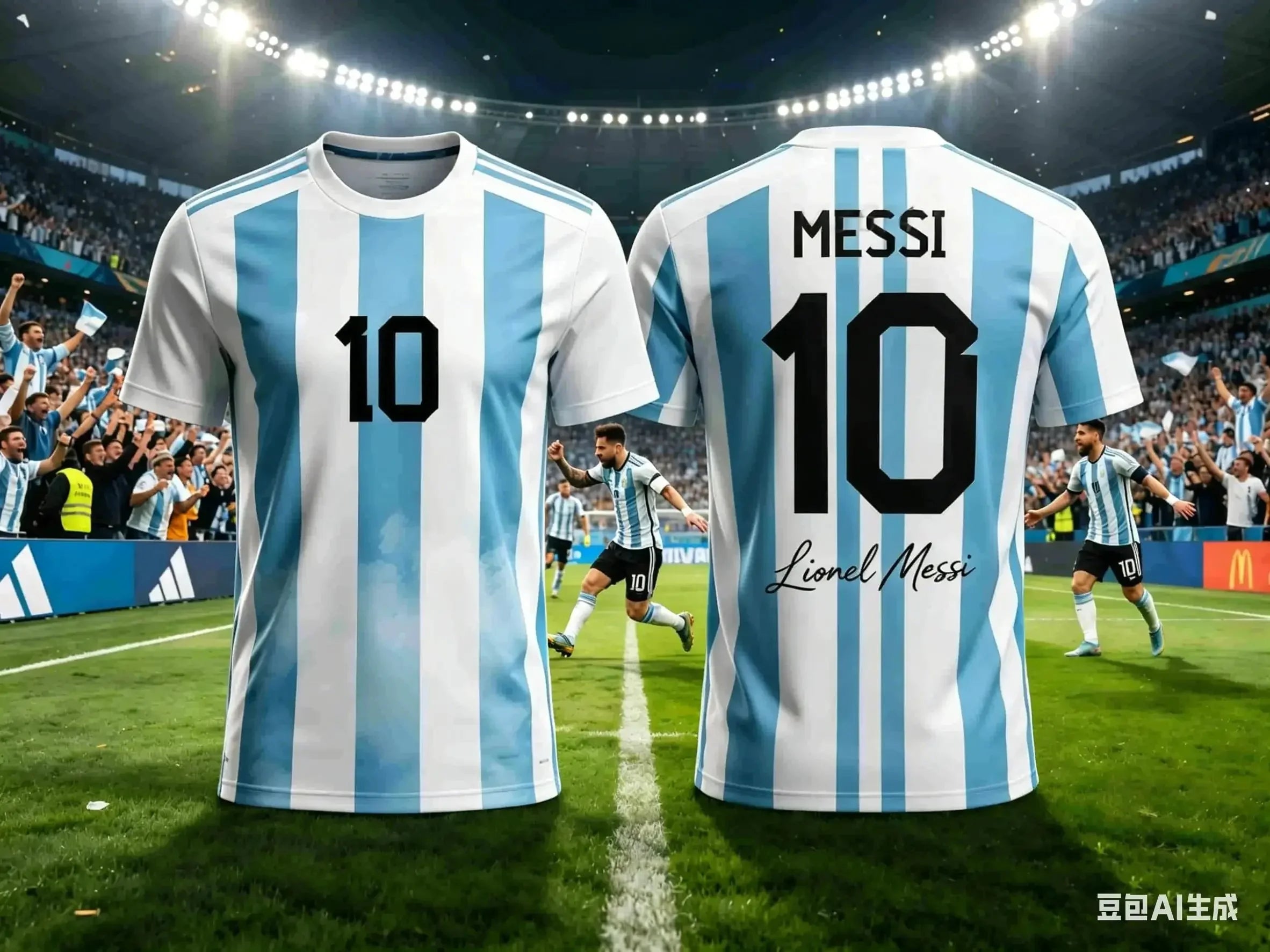 2026 Messi Style Summer 3D Printable  Clothing Football Jersey T-shirt Loose and Comfortable Suitable for Sports Wearing