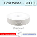 Rechargeable Round Motion-Sensor LED Night Light