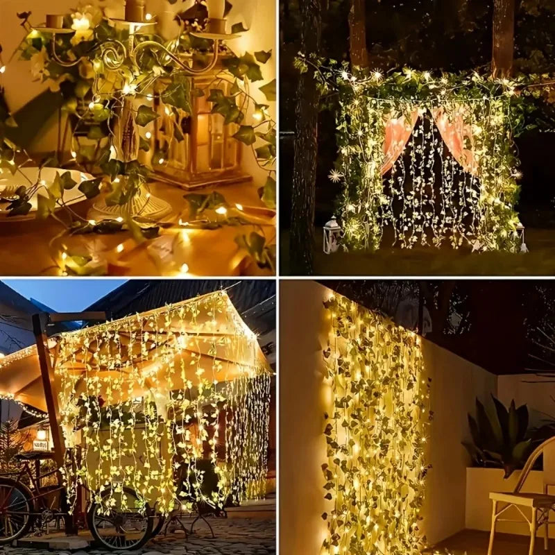 Solar Sunflower Vine String Lights – Artificial Flower LED Atmosphere Lamp for Garden, Wedding & Holiday Décor (2M/6.56ft, 5M/16.40ft, 10M/32.80ft)