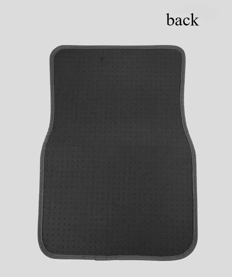 4-Piece Carpet Car Floor Mats – Front & Rear Set for Cars, SUVs & Vans