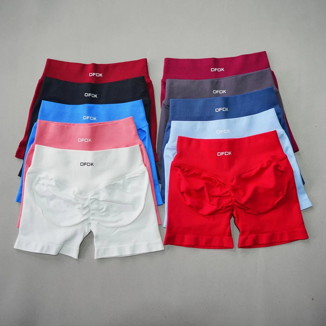 High-Waisted Yoga Shorts for Women – Slim Fit, Hip-Lifting Activewear