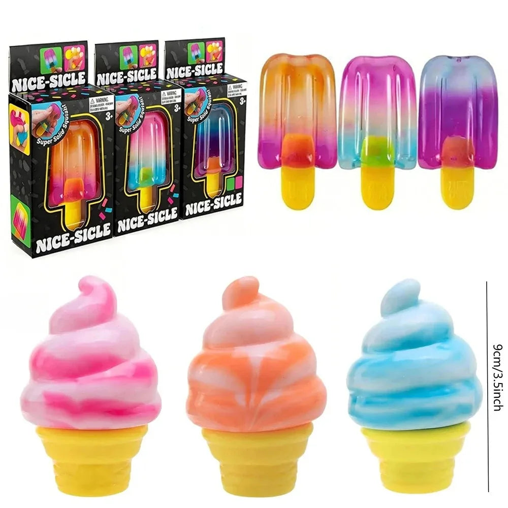 Nee doh Squeeze Blind Box Gift Supplies sensory toy, pinch and pressure reducing cube, squeeze able Fidget pressure reducing