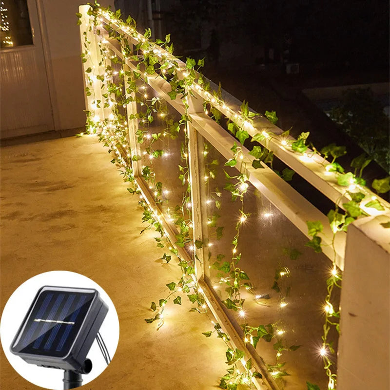 Solar Sunflower Vine String Lights – Artificial Flower LED Atmosphere Lamp for Garden, Wedding & Holiday Décor (2M/6.56ft, 5M/16.40ft, 10M/32.80ft)