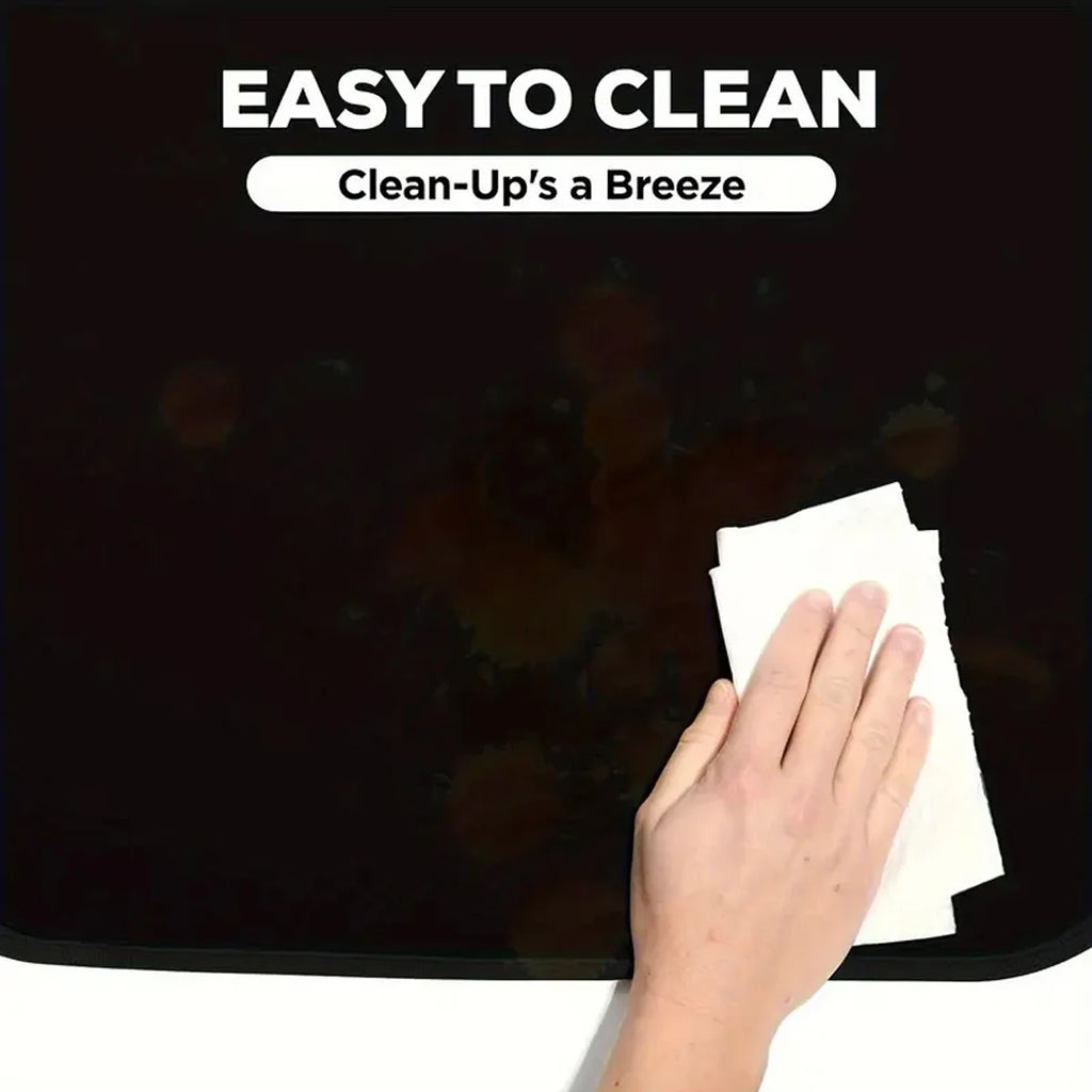 Car Seatback Kick Mat with 3 Storage Pockets