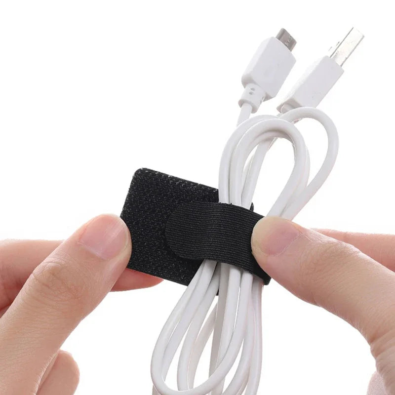 Reusable Cable Ties – Desk & Home Cord Organizer Straps for Clean Setup