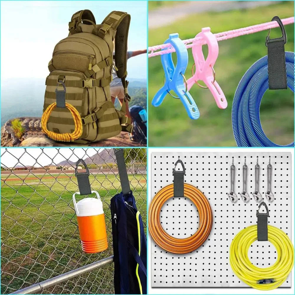Hanging Hook-and-Loop Storage Straps for Cords & Hoses