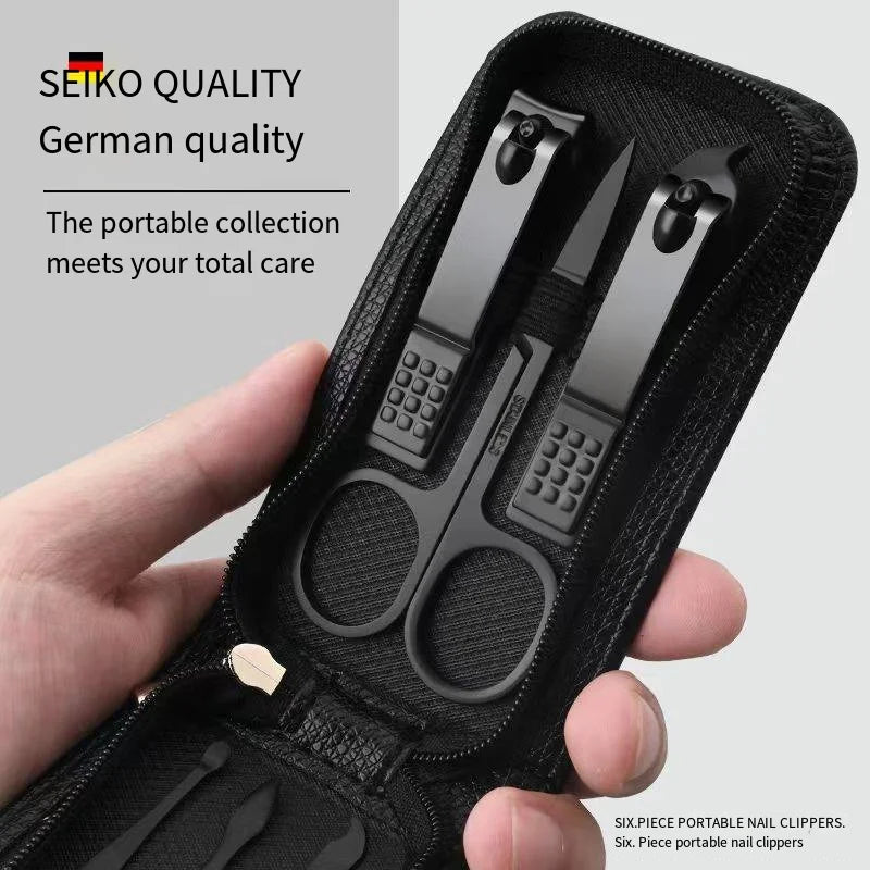 Nail Scissors Set Household High End Mens And Womens Special Nail Clippers Manicure Beauty Tools 6 Piece Portable Household