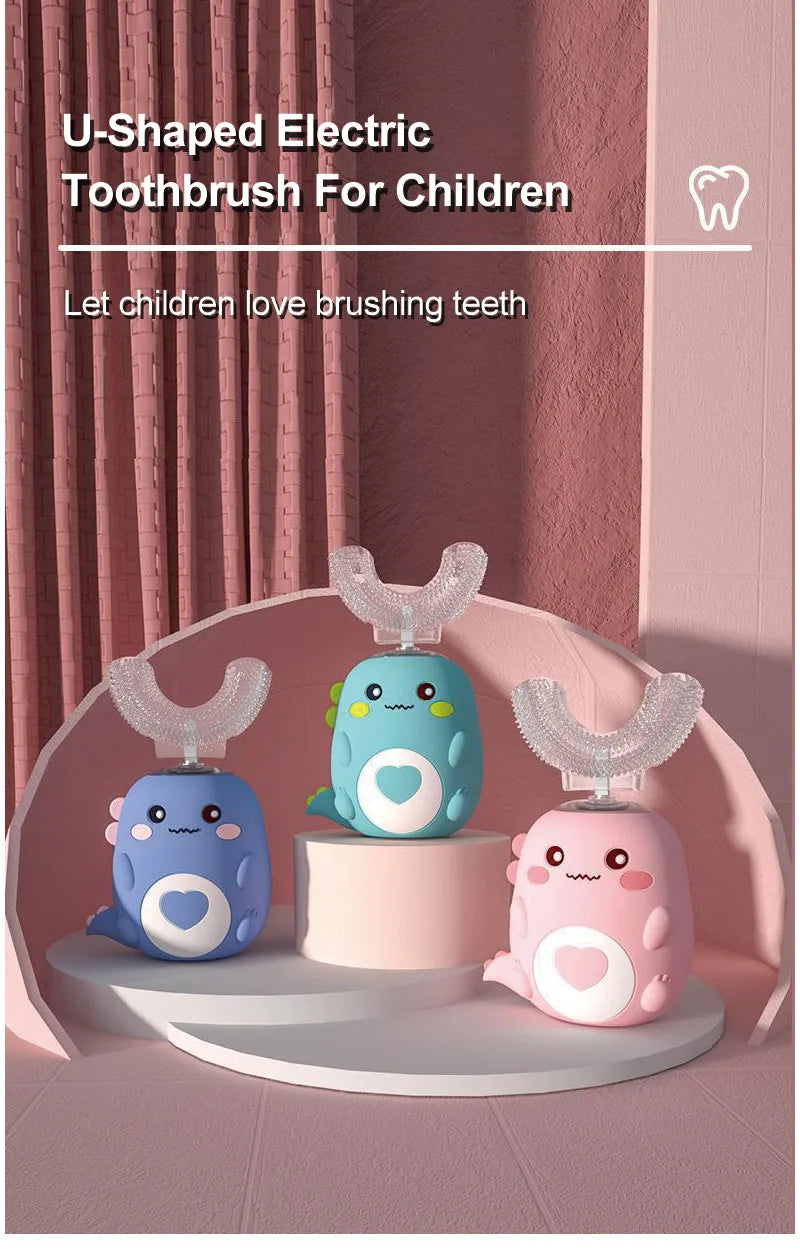 Kids' Rechargeable U-Shaped Toothbrush