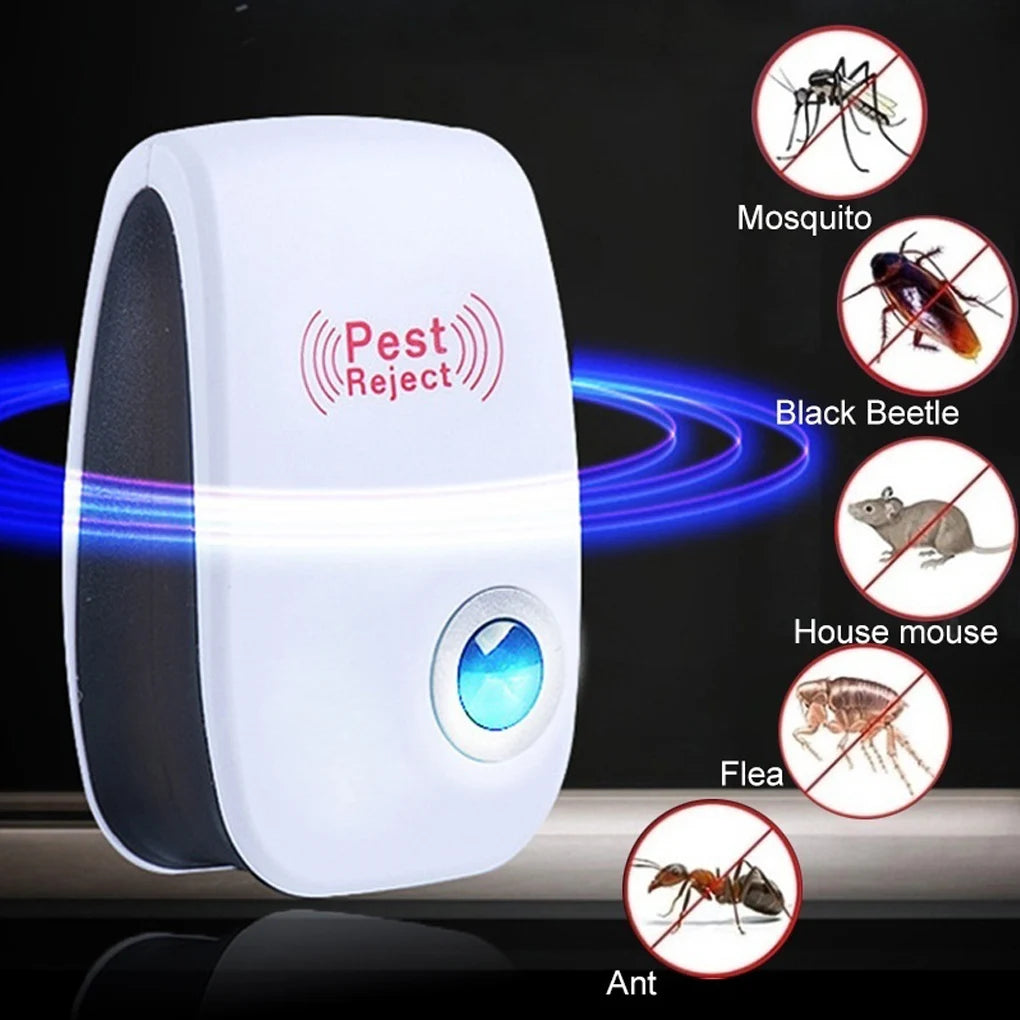 Leistungsstarker Ultraschall-Schädlingsvertreiber Sichere elektronische Insektenbekämpfung Wirksam gegen Mücken, Ratten, Kakerlaken & Haushaltsschädlinge