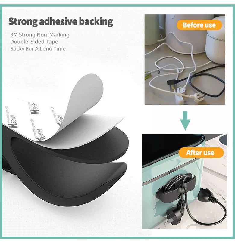 Power Cord Organizers – 2 or 6 Pack