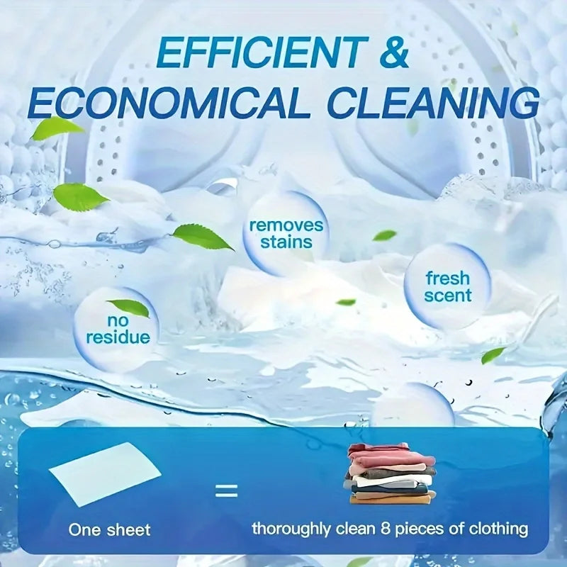 Liquid-Free Laundry Detergent – 50 Count