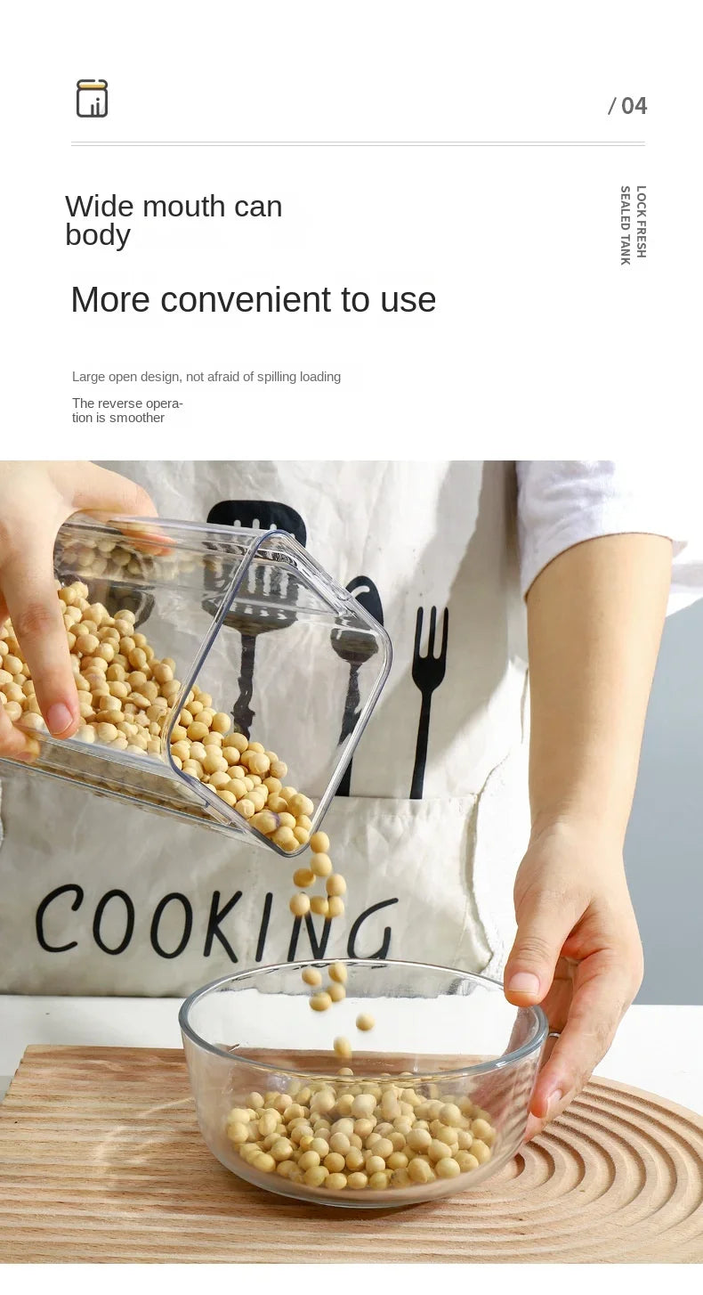 Clear Airtight Food Storage Container with Lid