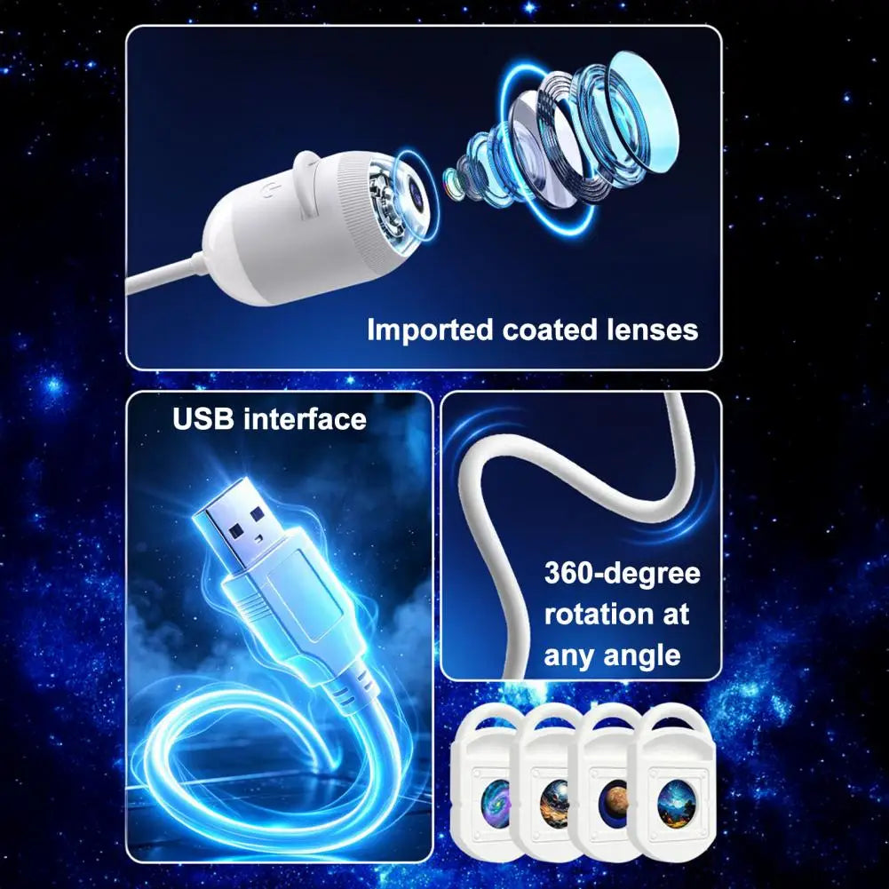 USB Star Projector & Night Light – 3 to 24 Slides